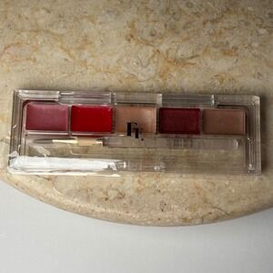 Fashion Fair Five Well Lip Gloss Palette Showstopper 0.15oz Red Nude Shimmer
